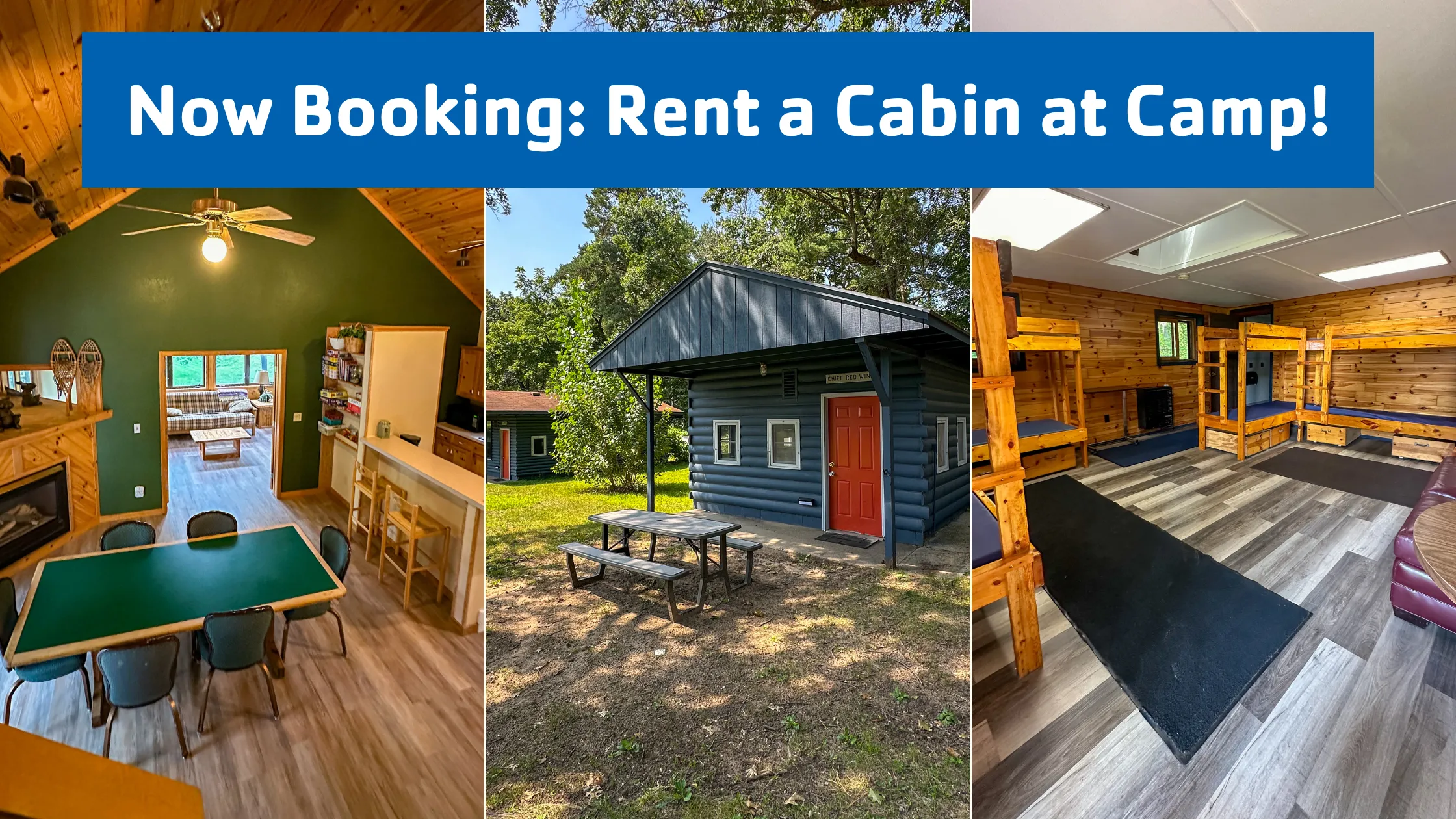 rent a cabin at camp